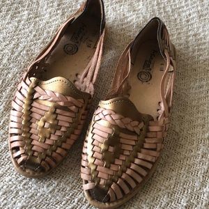 Rose Gold Huaraches from Mexico